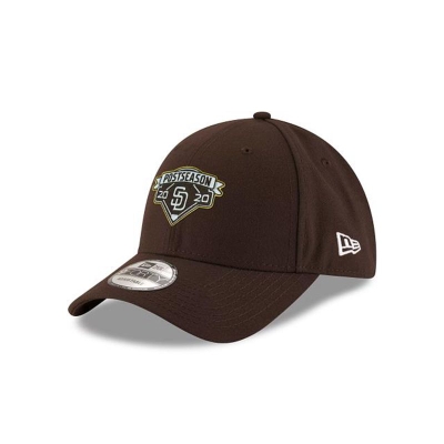 San Diego Padres Gorra | New Era MLB Postseason Locker Room 9forty Adjustable Cap Mexico - Marrom